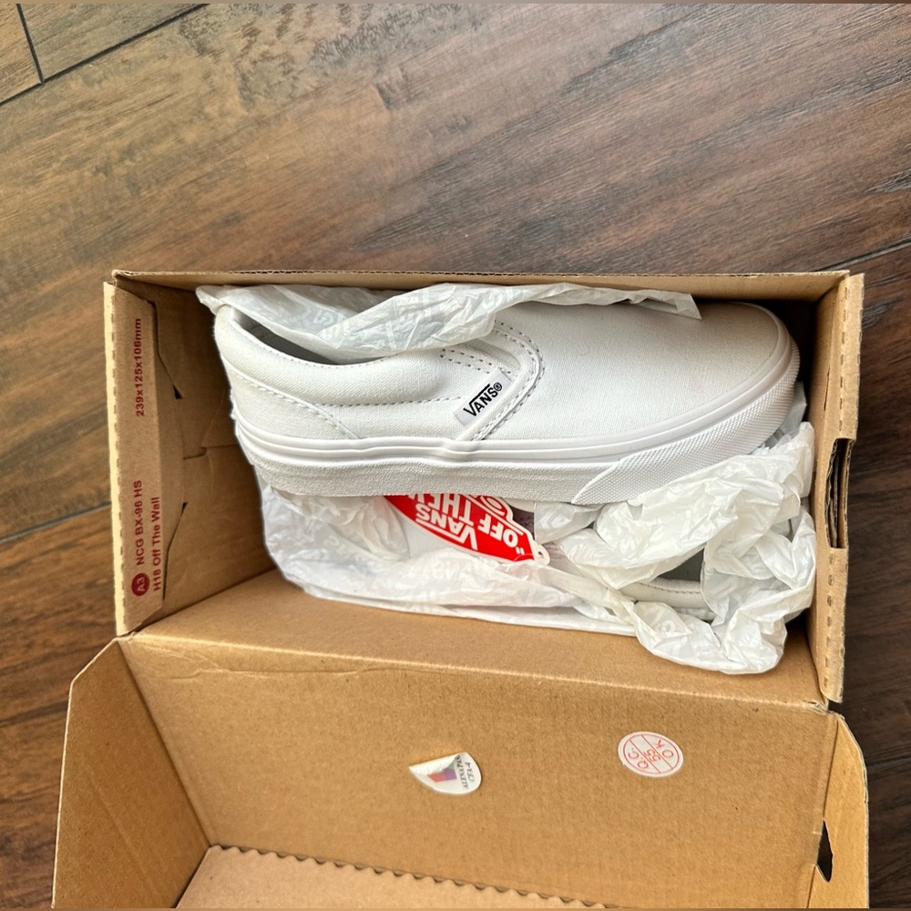 Vans Classic White Slip-On Shoes